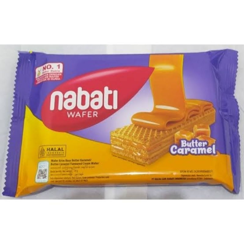 

Wafer Nabati Kemasan 2000 Rasa Butter Caramel