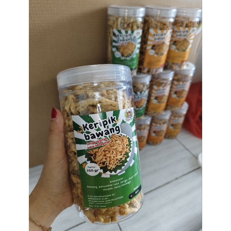 

Keripik Bawang 250 gr