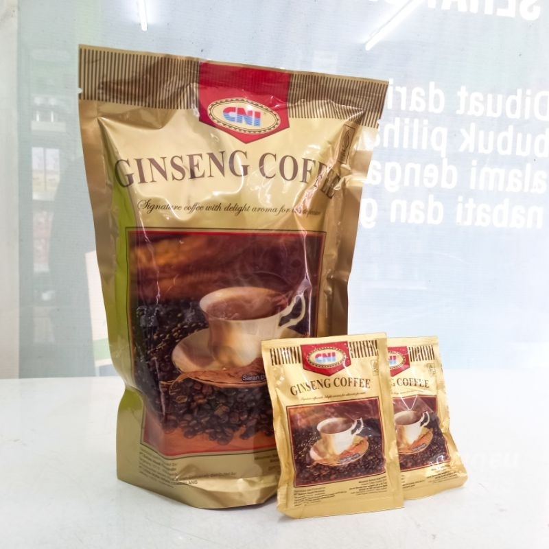 

Kopi Ginseng CNI Per Pouch | Membantu Menjaga Stamina Tubuh | CNI Coffee Ginseng BPOM ORIGINAL