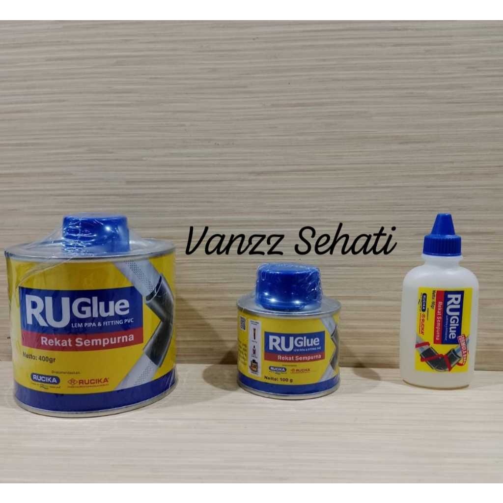 Lem Pipa PVC RU Glue / Lem Pipa Fitting PVC RU Glue