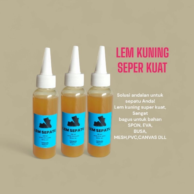 Lem Sepatu Kuning Super Kuat - Perekat, Tahan Lama, DanMudah Pakai