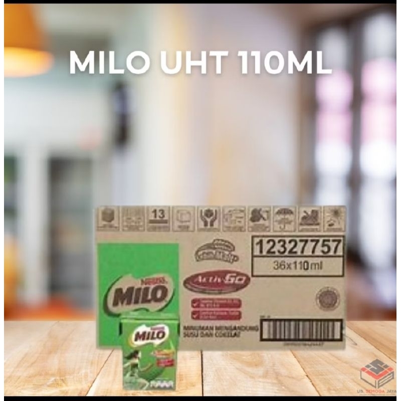 

Milo uht 110ml 1 karton isi 36pcs