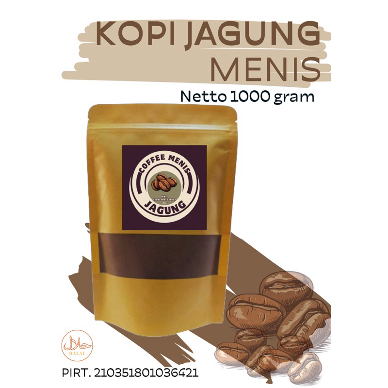 

kopi bubuk JAGUNG 1000gram rasa nikmat otentik