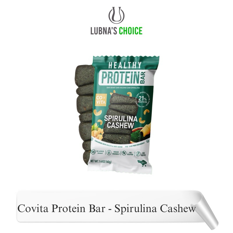 

Covita Protein Bar - Spirulina Cashew