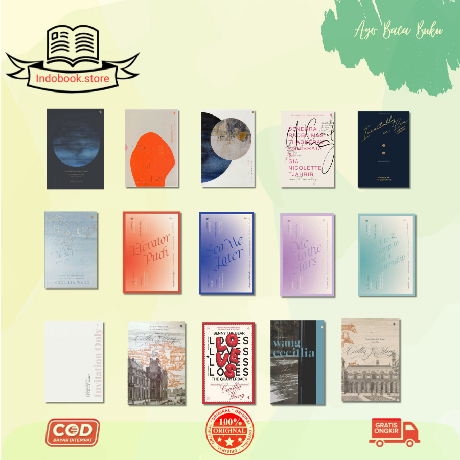 NOVEL CECILLIA WANG (SOME KINDSE, Invitation Only, ODE TO THE STAR, THE SENTIMENTAL REASON, LUMIERE,