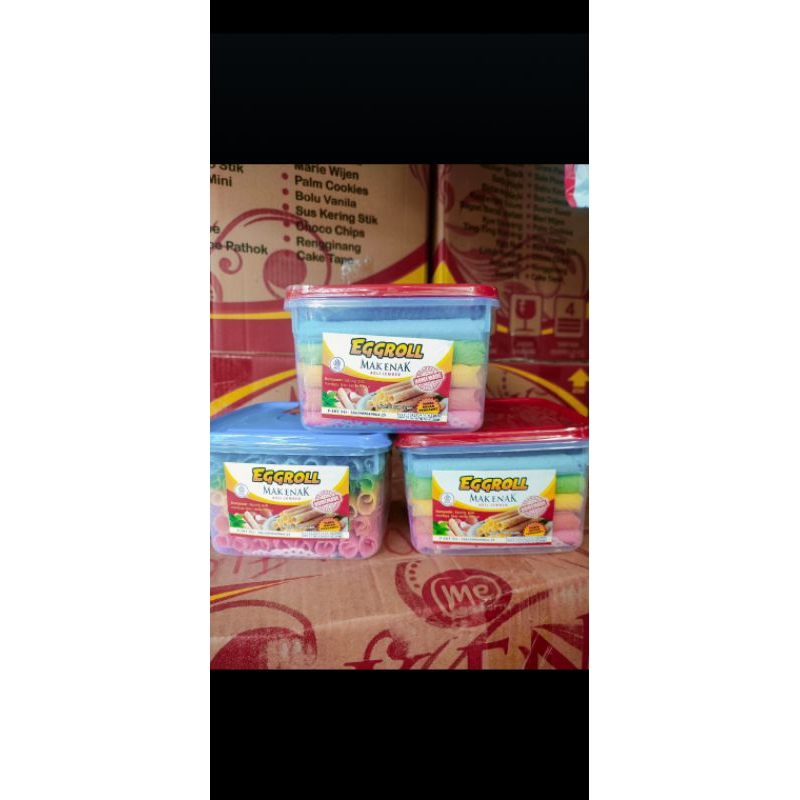 

MAK ENAK EGG ROLL RAINBOW
