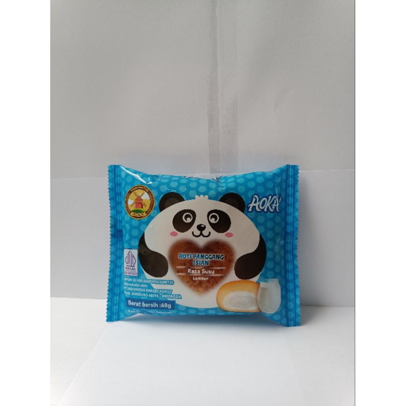 

Roti Aoka Panda Rasa susu