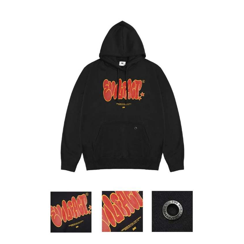 EVIL ARMY HOODIE - SWTH GROUNDED L24 BLACK