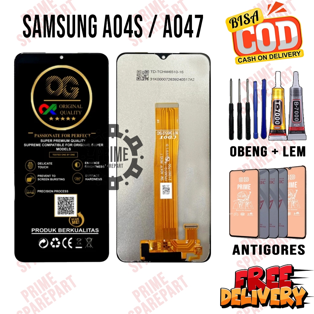 Lcd Touchscreen SAMSUNG A04S / A047 Original Oem Lcd SAMSUNG A04S / A047 Fullset