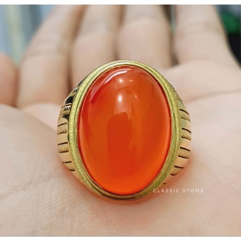 CINCIN BATU AKIK RAFLESIA ORIGINAL STONE
