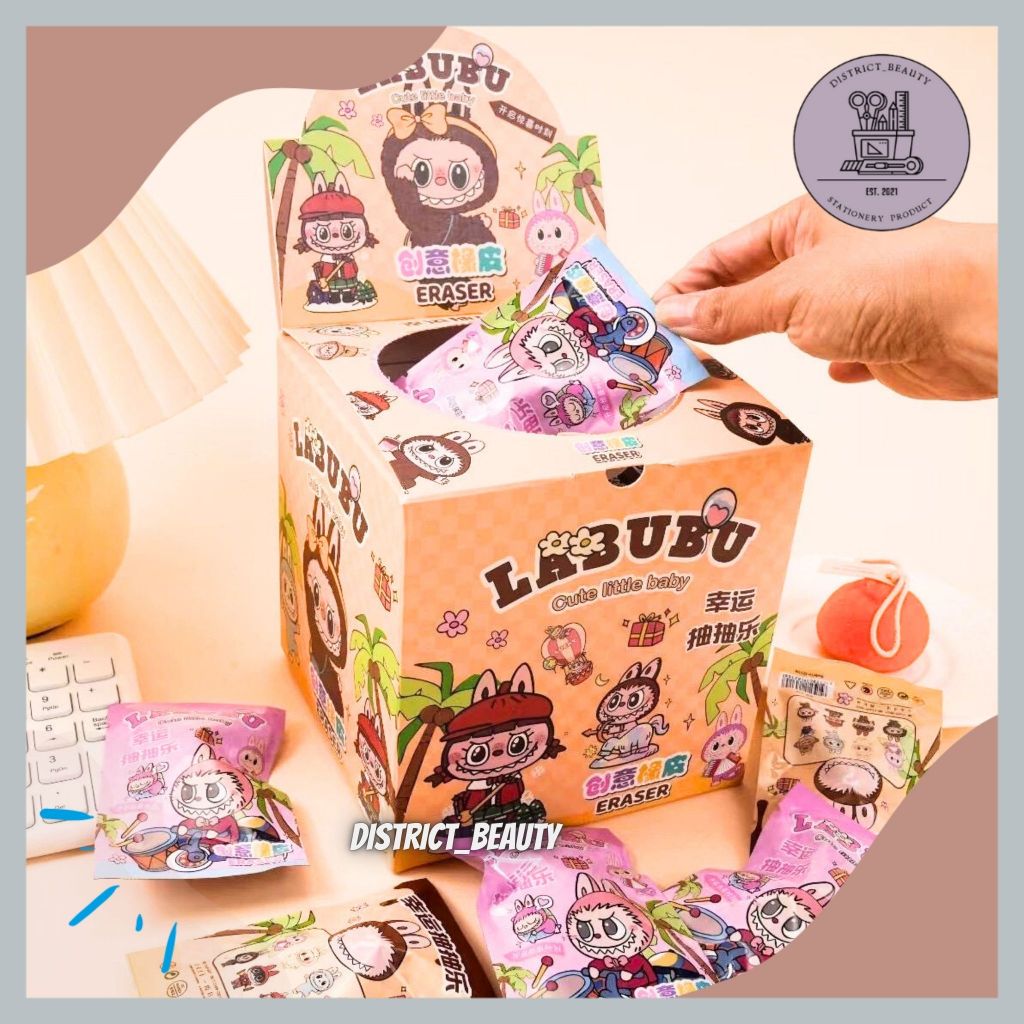 

PENGHAPUS MISTERI LABUBU VERSI 2 PENGHAPUS STIP PENSIL ERASER MYSTERY LABUBU PENGHAPUS 3D MINIATUR LABUBU LUCU TERMURAH