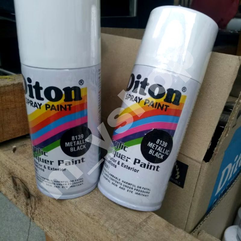 Pilok Pilox Diton Metallic Black/ Hitam Mengkilap (8139) 150cc