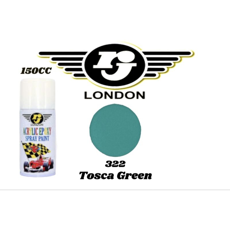 Pilok pilox cat semprot rj london rj 150cc Tosca Green 322 150cc hijau tosca 150cc rj london