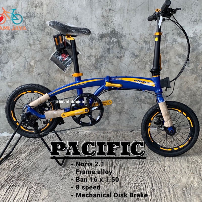 Sepeda Lipat 16 Noris 2.1 | Sepeda Lipat Noris 2.1 ukuran 16 inch