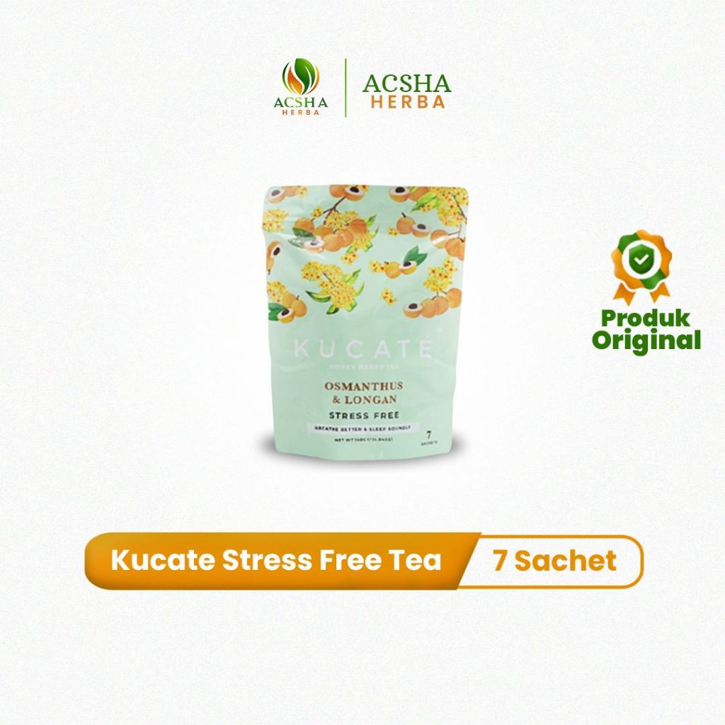 

KUCATE Stress Free Tea - Teh Relaksasi Bunga Osmanthus, Penurun Stres & Peningkat Kualitas Tidur
