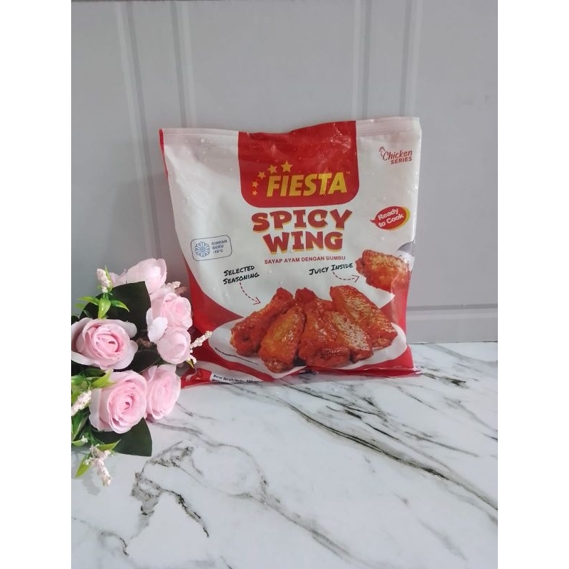 

FIESTA SPICY WING( SAYAP AYAM DENGAN BUMBU) 400 GR