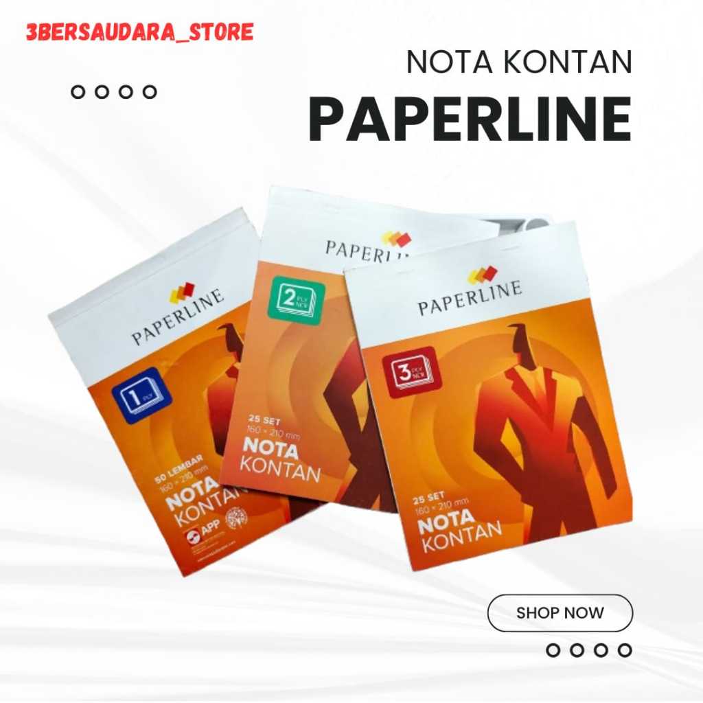 

[PCS] NOTA BESAR 123 PLY PAPERLINE / NOTA KONTAN / BUKU NOTA