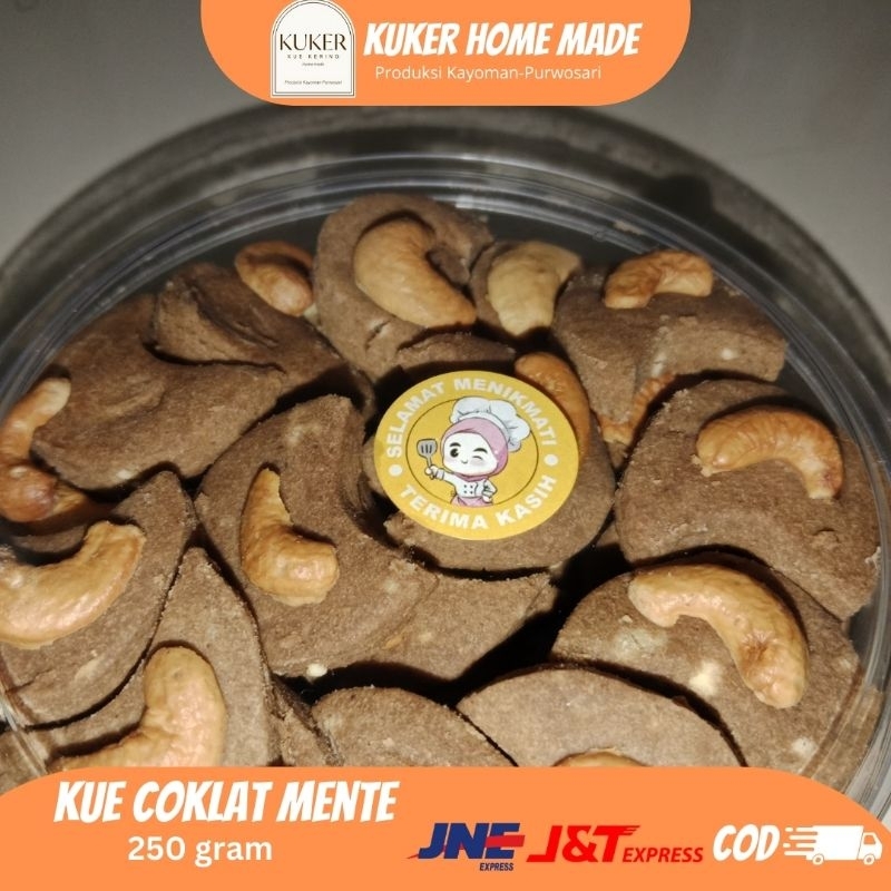 

Kuker Home Made Kue Coklat Mente 250 gram-kue kering