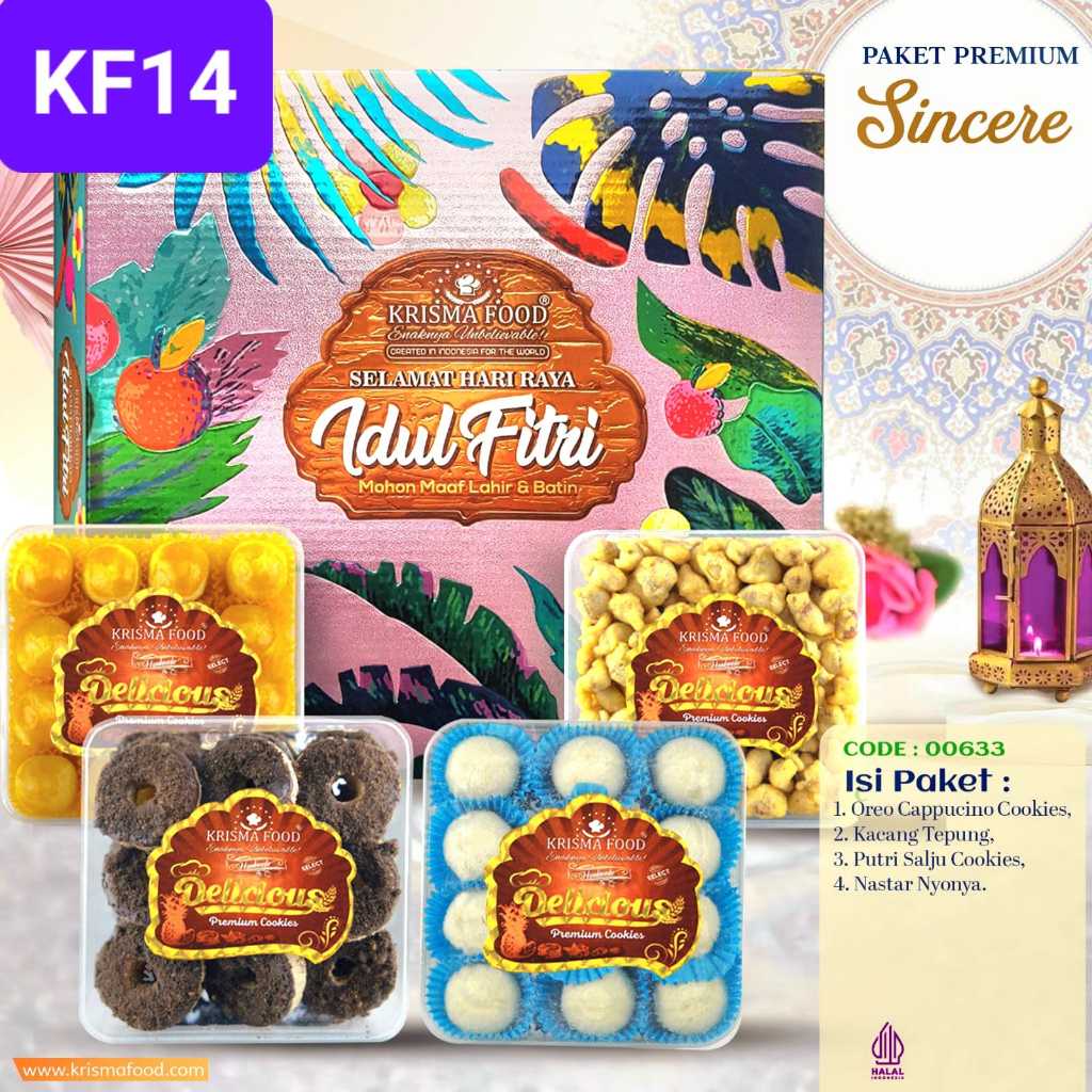 

KRISMA FOOD PAKET SINCERE / KUE KERING LEBARAN
