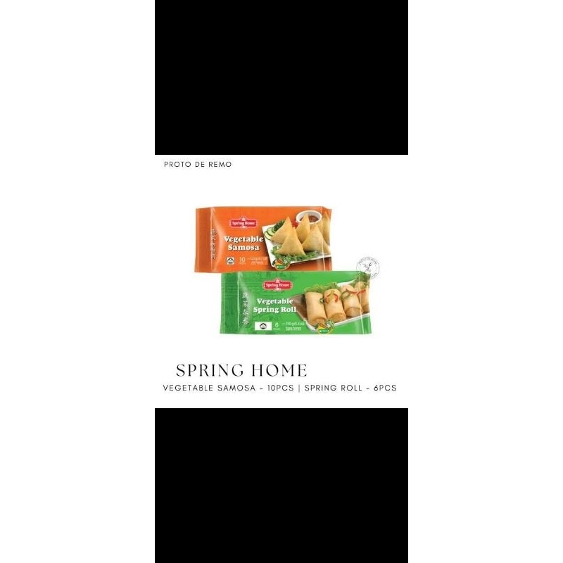 

Vegetable Spring Roll Spring Home (6pc) 150gram