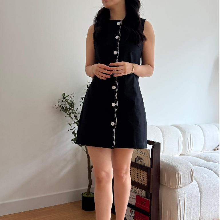 BASICSUNDAY - Julie Scallop Dress