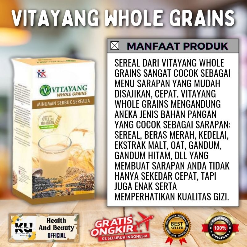 

Minuman Serbuk Serealia "Vitayang Whole Grains
