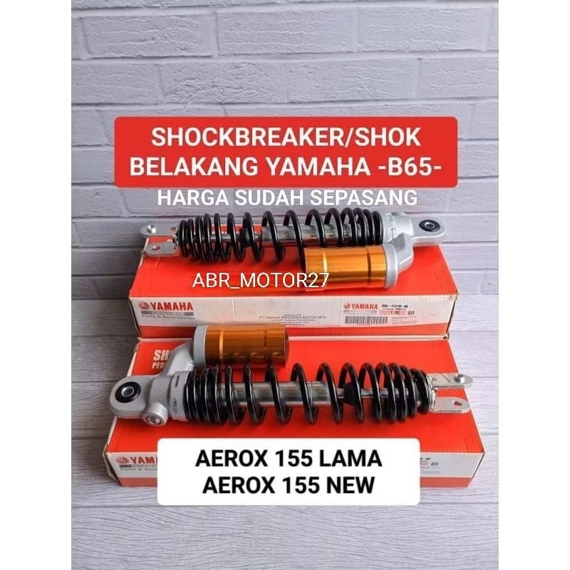 shockbreaker -B65- shock belakang Yamaha Aerox 155 new/ aerox 155 lama