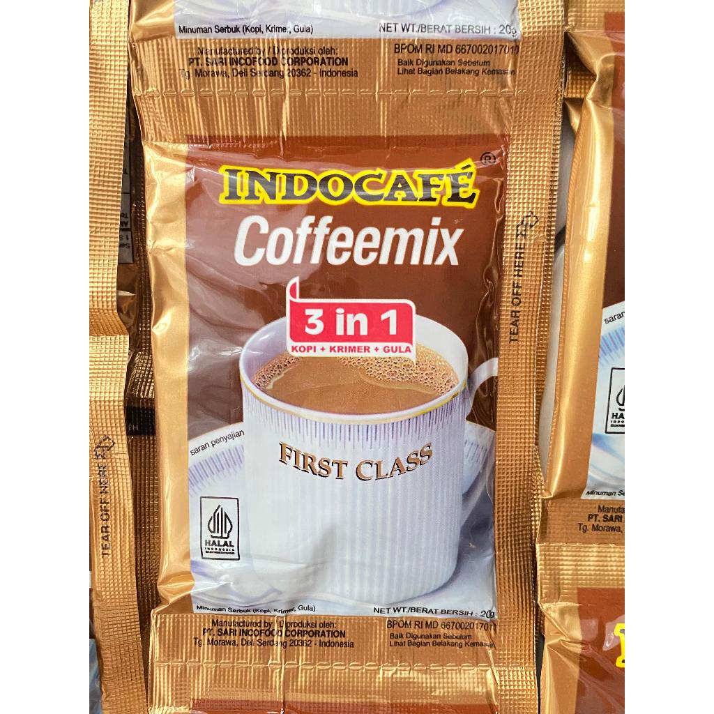 

Kopi Indocafe Coffemix 3 in 1 Renteng Renceng Isi 10 Pcs / 10 Sachet