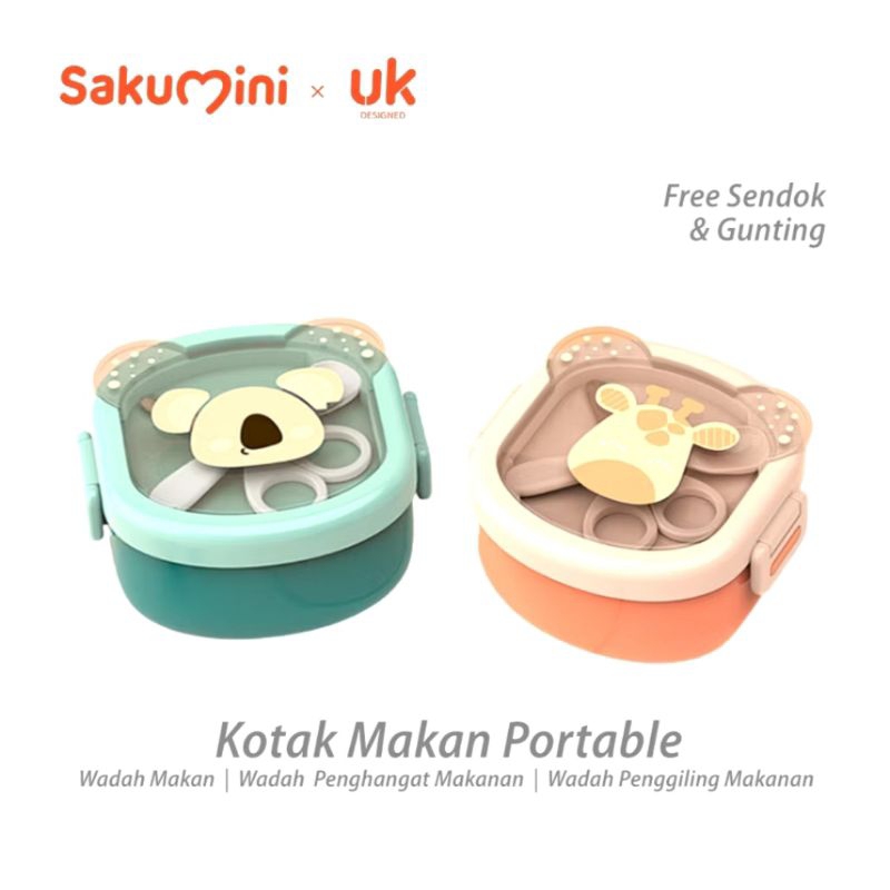 Sakumini Baby Lunch Box Portable Food