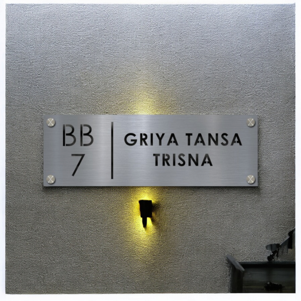 Nomor rumah / nomer rumah / nomer rumah aesthetic / custom nomor rumah /nomor rumah tempel stainless