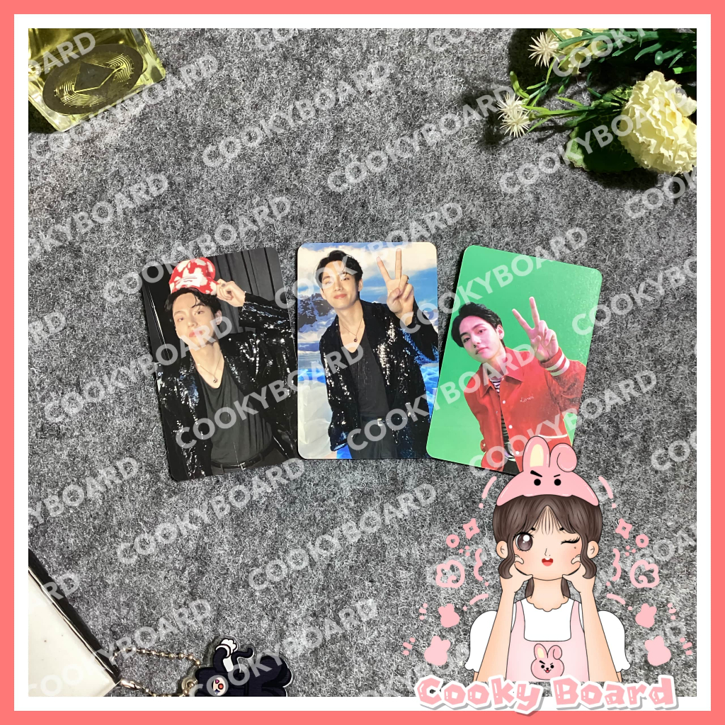 [Cooky Board] PC Photocard Taehyung DFesta Topi Hijau Biru BTS