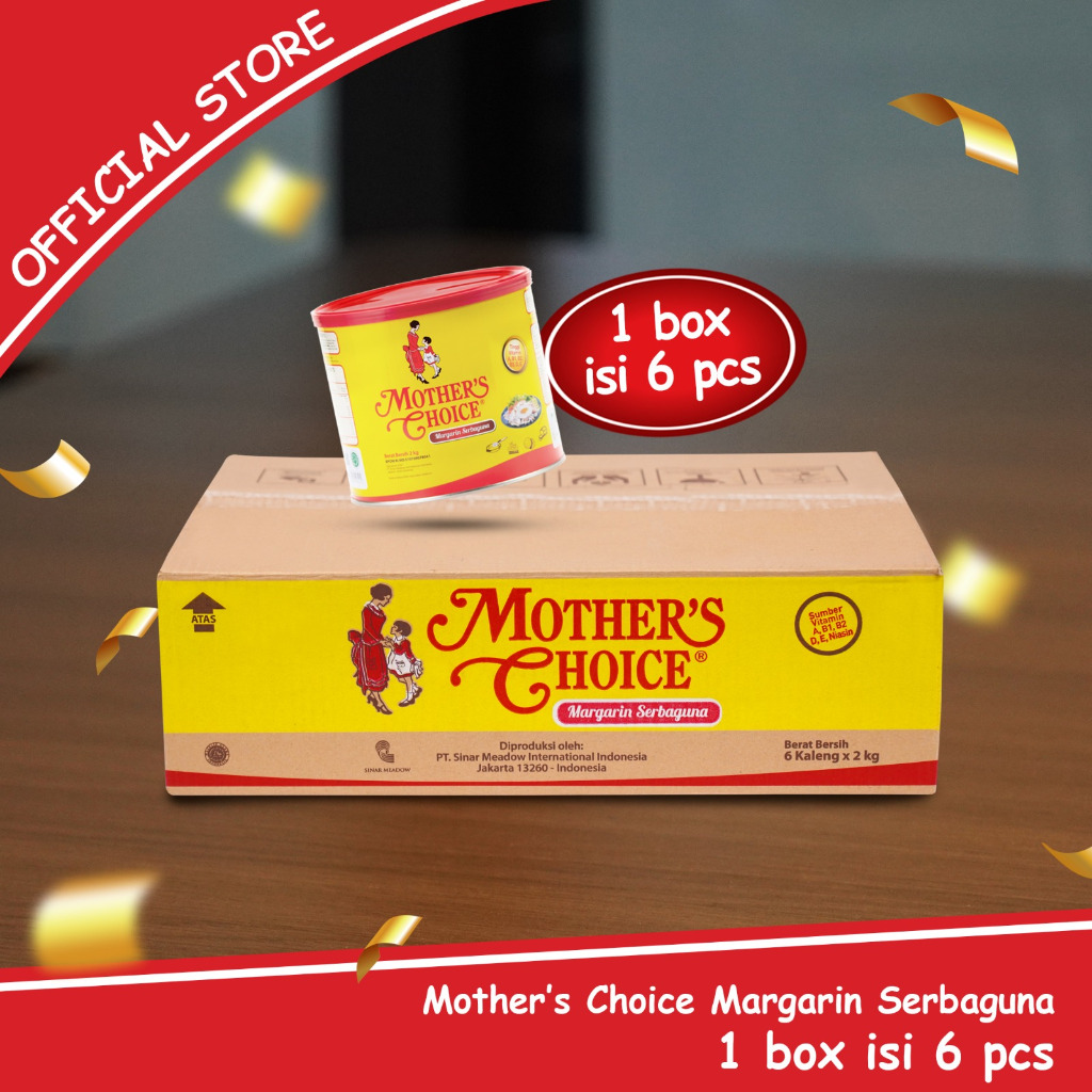 

Mother's Choice Multipurpose Margarine 2 Kg (Margarin Serbaguna) X6