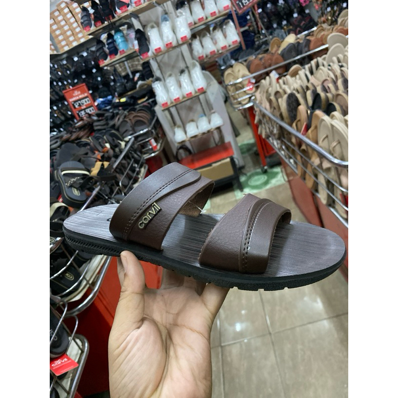 Carvil Sandal Pria Ferguso 02 Dark Brown