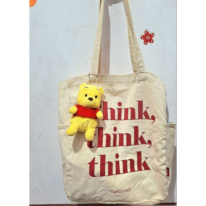 Tote Bag Winnie The Pooh Original Disney| Tas Pooh | Tote Bag Pooh
