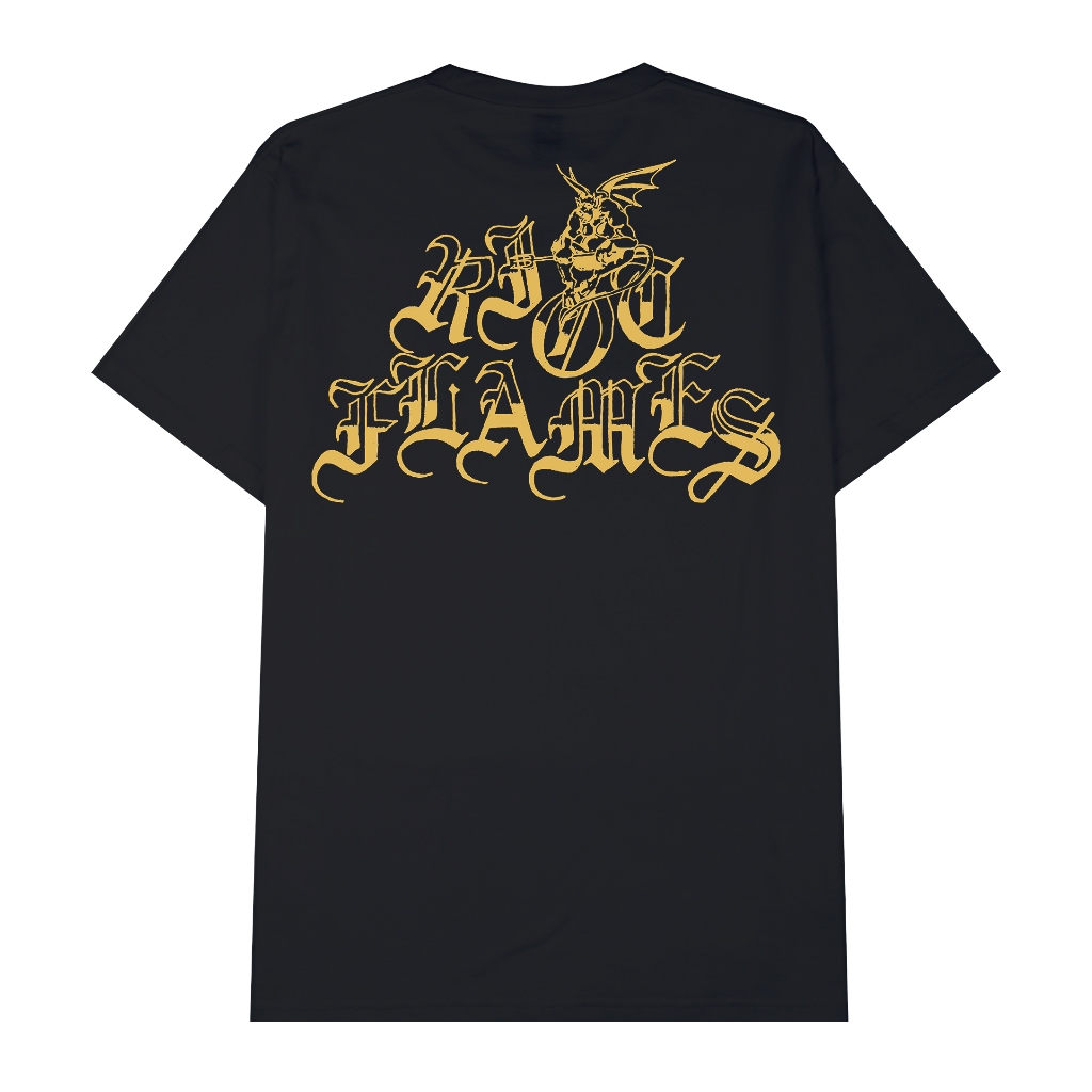 RIOT FLAMES Kaos Pria - DEVIL RIOT - Black