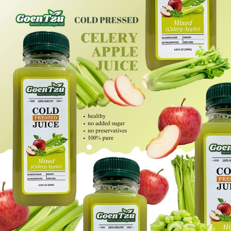 

Jus Seledri Apel / Celery Apple Juice Cold Pressed