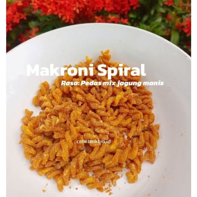 

MAKRONI SPIRAL (Req. mix rasa cantumkan dicatatan) | Kemasan 1Kg (1000gram) | Gurih Renyah Enak