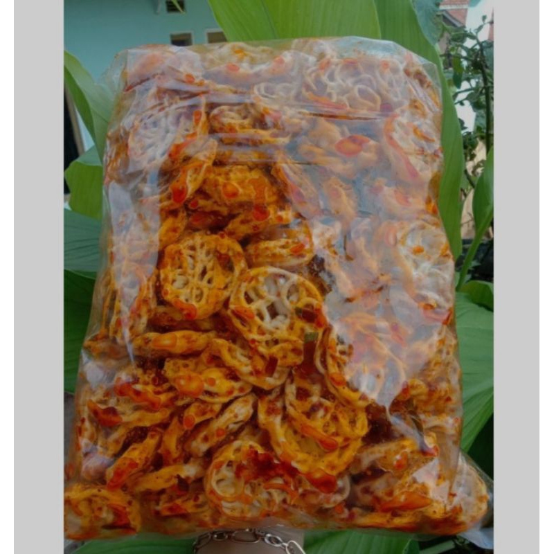 

seblak krupuk pedo/mawar pedas daun jeruk kemasan 1kg