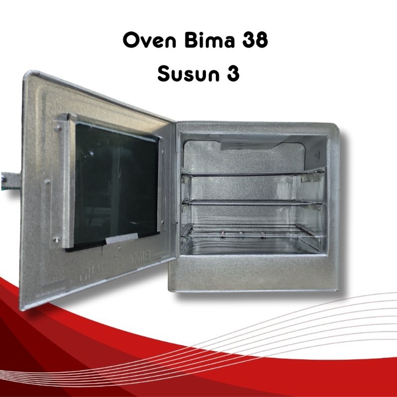 OVEN BIMA 3 susun - Oven tangkring kompor anti karat