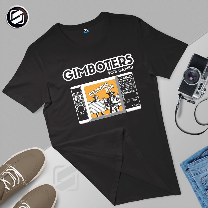 Kaos Gimebod Jadul Wastern Bar Tshirt Distro Pria Wanita Original Premium