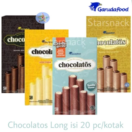 

Chocolatos Long Dark/Grande/Vanila/Sweet Cheese isi 24pc extra besar