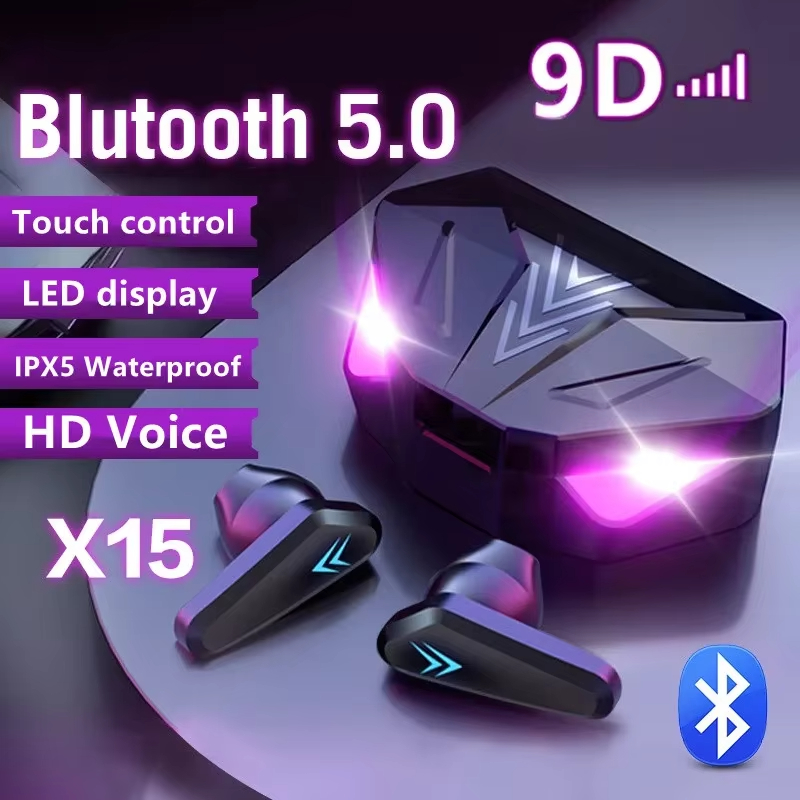 HF BLUETOOTH TWS GAMING / EARHPHON TWS GAMING X15