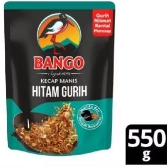 

Kecap Bango manis hitam gurih 550mL