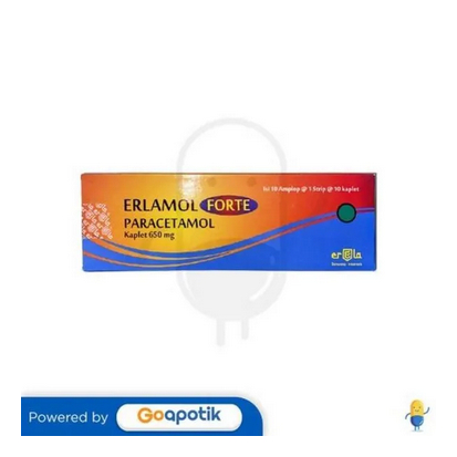 ERLAMOL FORTE 650 MG BOX 100 TABLET
