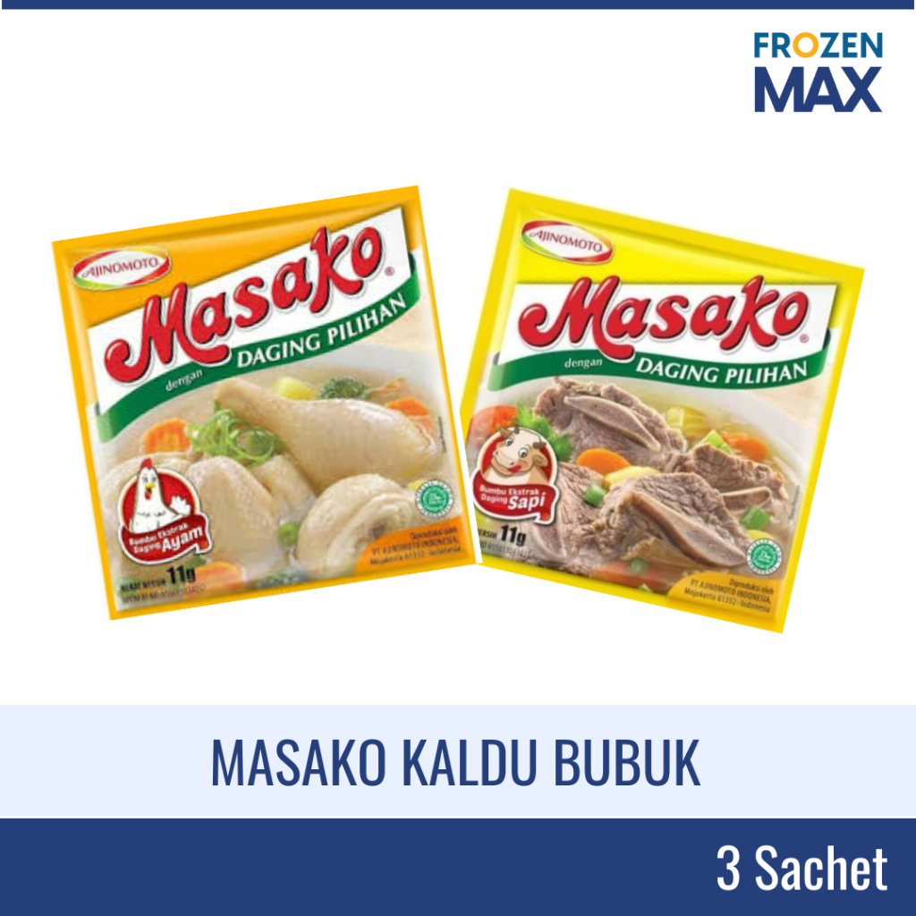 

Masako Kaldu Bubuk | Masako Ayam | Masako Sapi | Masako Sachet