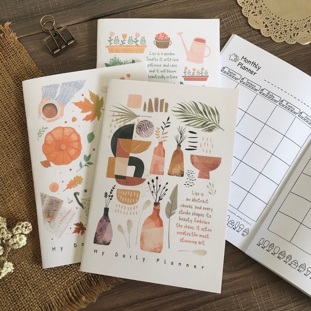 

Buku Planner Daily Weekly Yearly Agenda by Postale