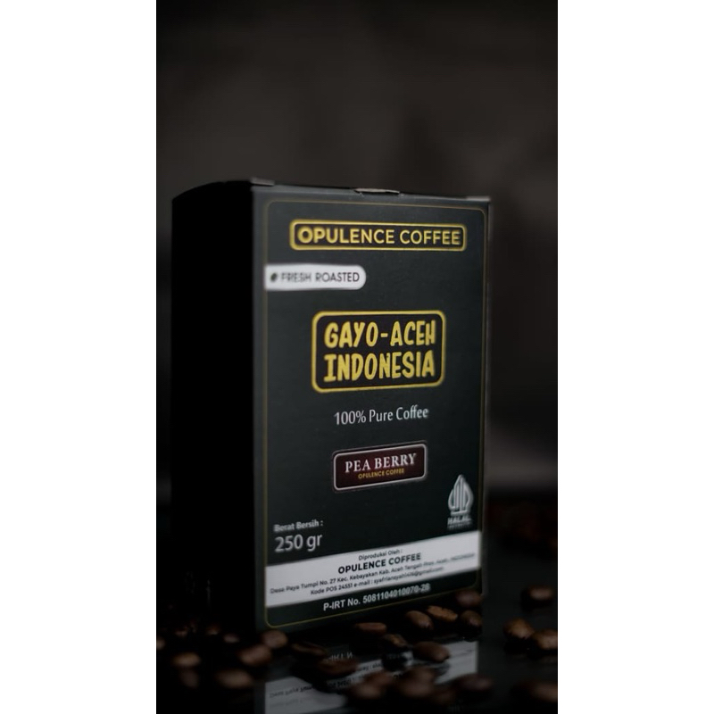 

kopi arabica gayo pea berry