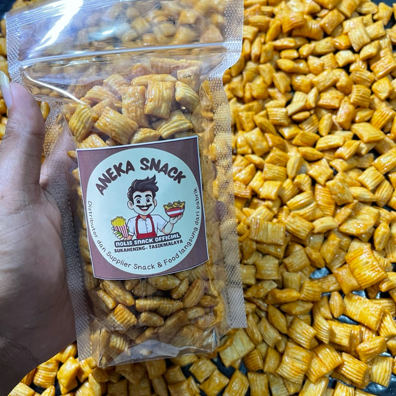 

Snack Pang Pang Manis Gurih (200gr) Cemilan Jadul Kue Pang Pang / Kue Bantal /Snack Pogo