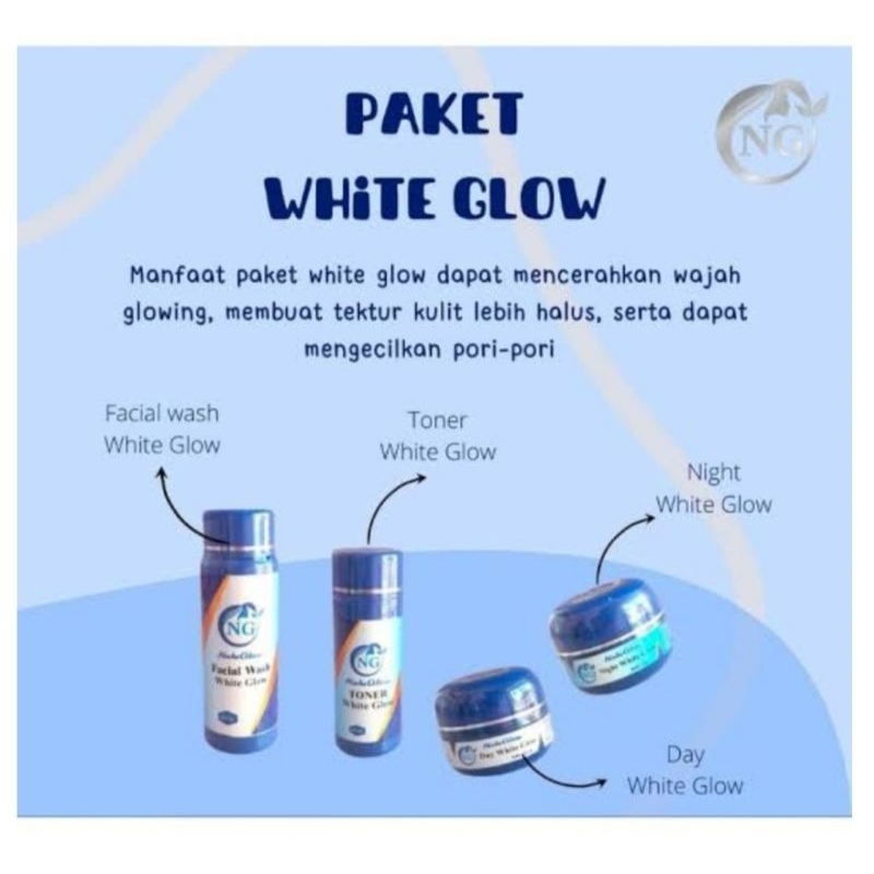NaluGlow skincare varian white glow hemat