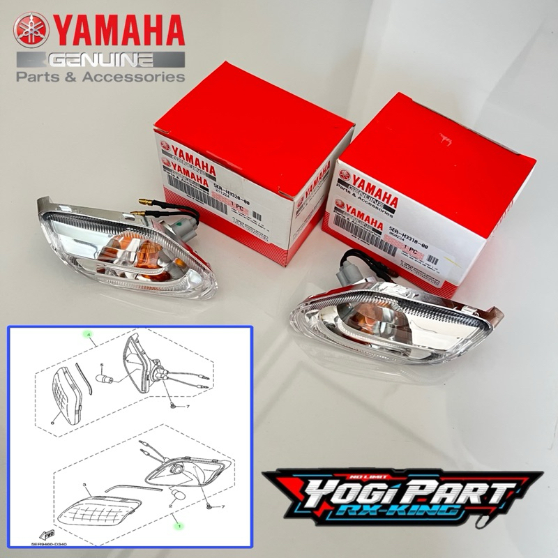 LAMPU SEIN SEN DEPAN F1ZR FIZR VEGA LAMA KANAN KIRI ORIGINAL YAMAHA 5ER-H3310-00 5ER-H3320-00
